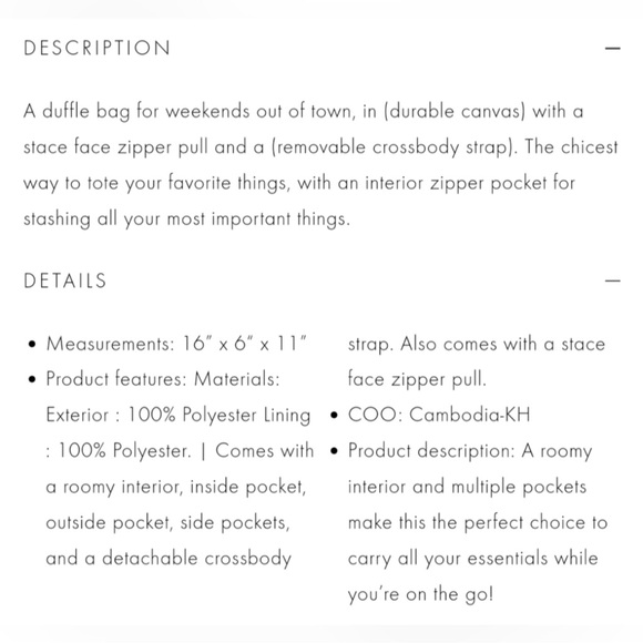 New Alice + Olivia Duffle Bag in Positano Stripe - Picture 8 of 15